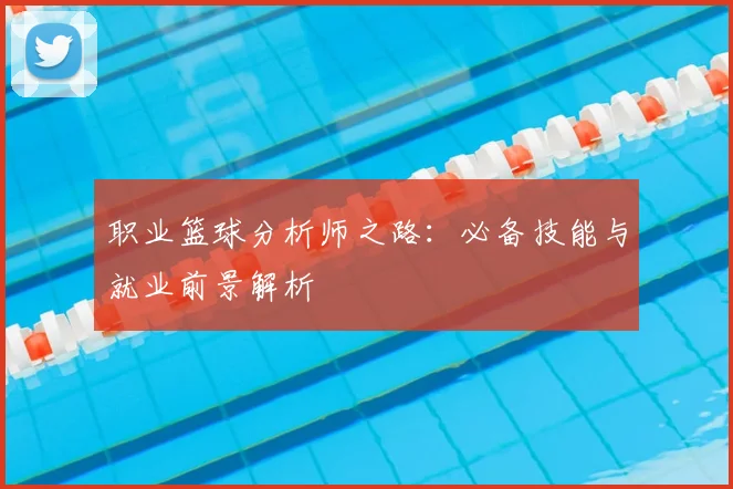 职业篮球分析师之路：必备技能与就业前景解析